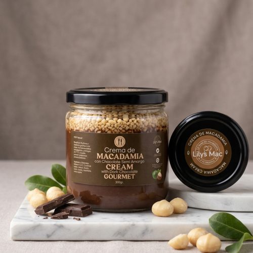Crema de Macadamia con Chocolate Semiamargo Gourmet