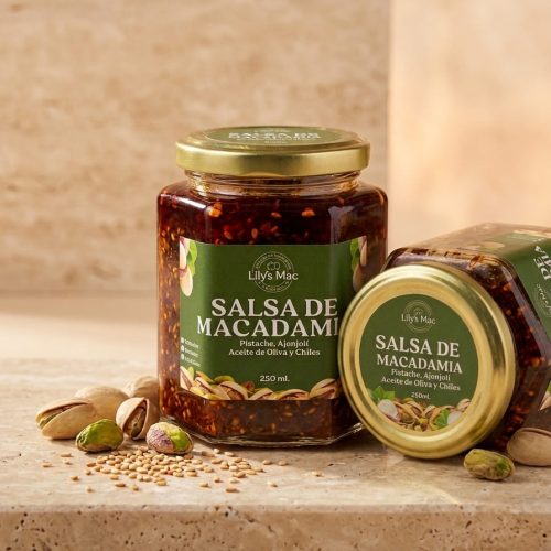 Salsa de Macadamia Gourmet con Pistache y Ajonjolí