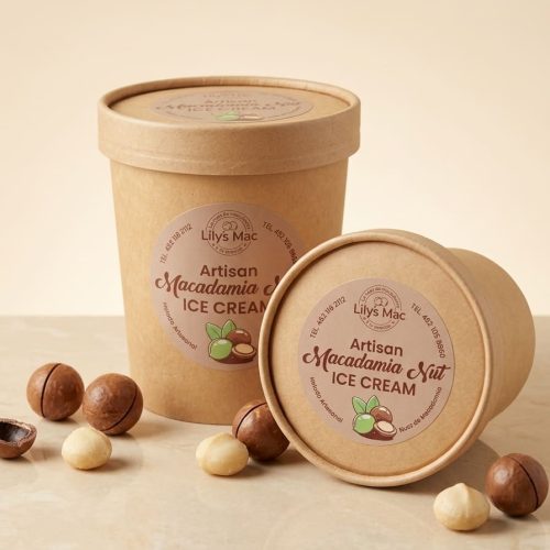 Helado Artesanal de Macadamia