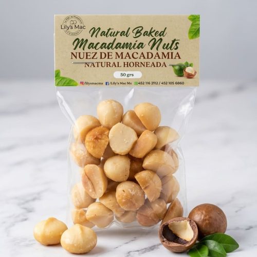 Nuez de Macadamia Natural Horneada